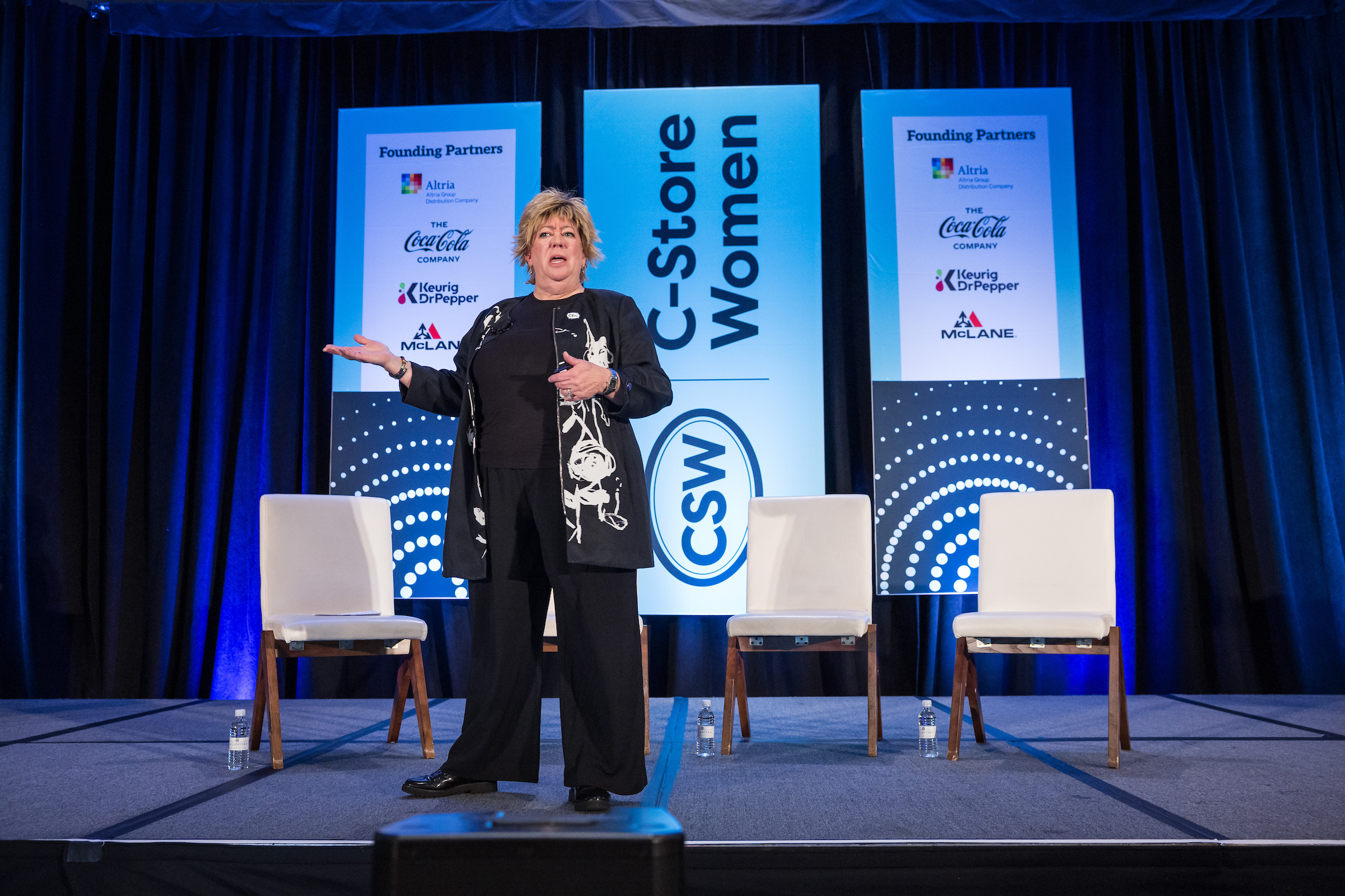 LeadingNOW speaker from the general session stage at CSW.