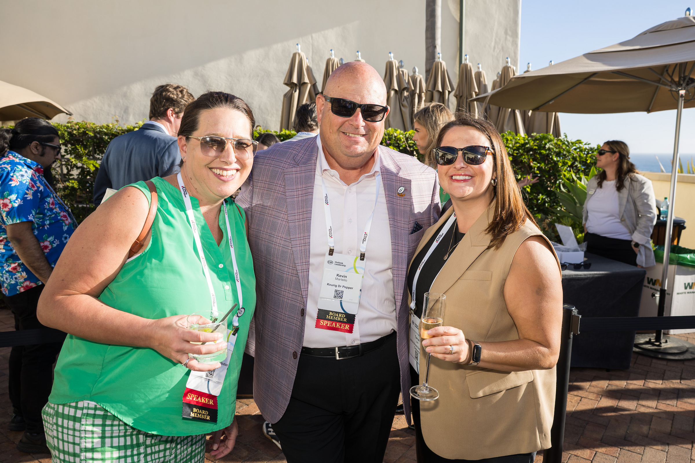 Retailers taking a selfi outside at our previous Outlook Leadership event. 