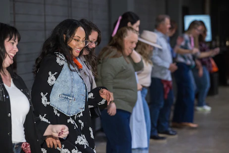 CSW Attendees Dancing