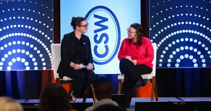 Kayla Hall, right with CSP's Abbey Lewis, leads HR transformation at acquisition-driven Refuel.