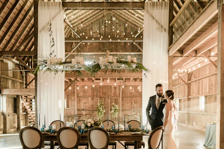 Indoor wedding setup