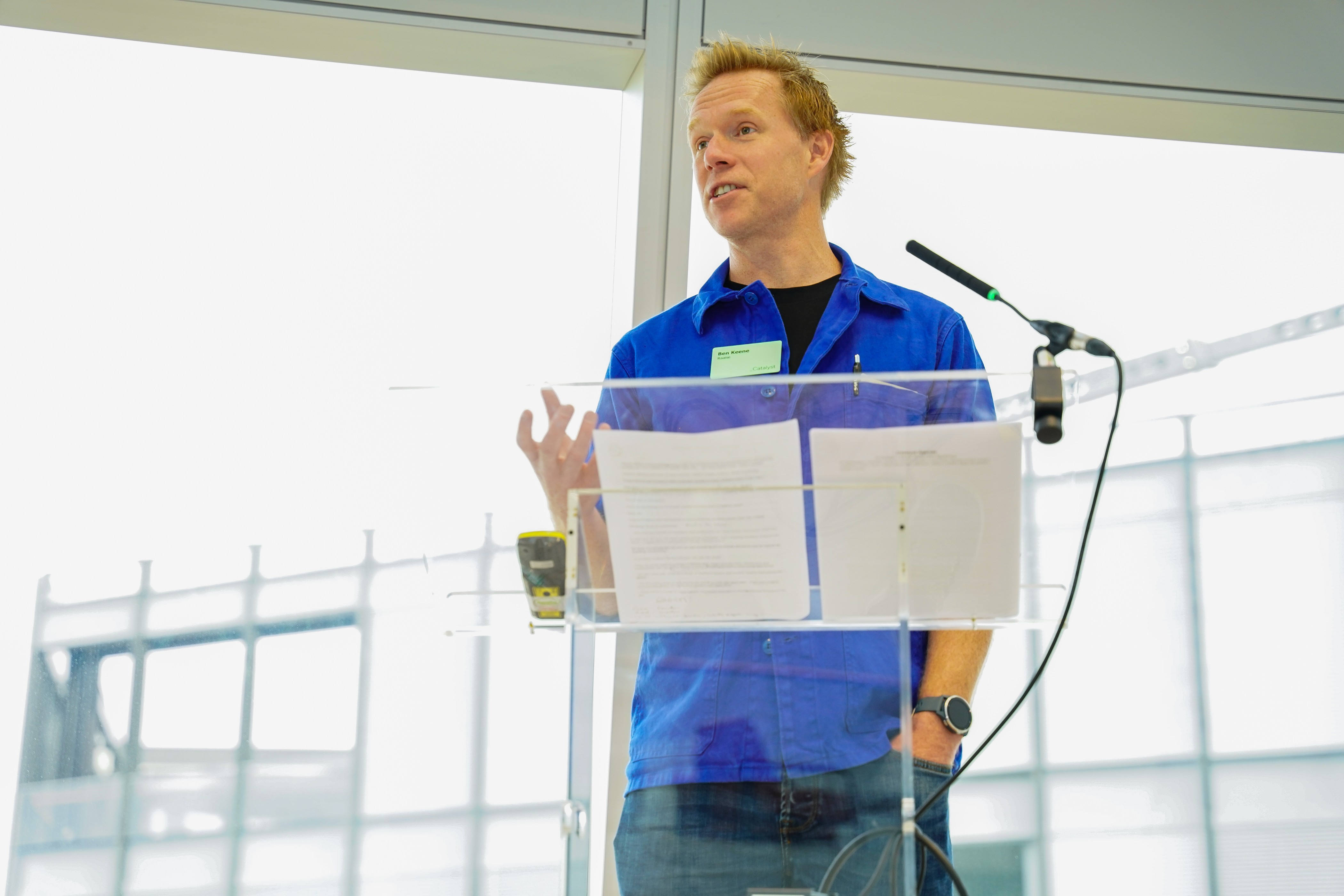 Host speaker for event