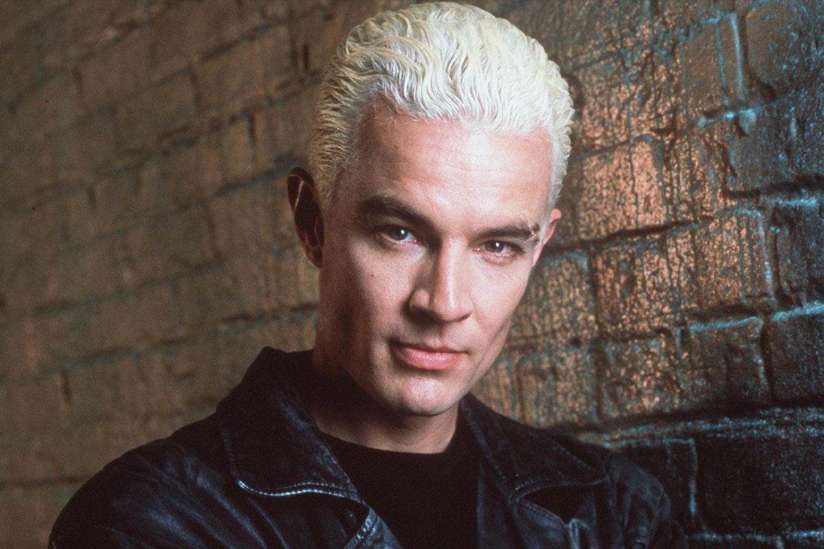 James Marsters looking at the camera with a smirk