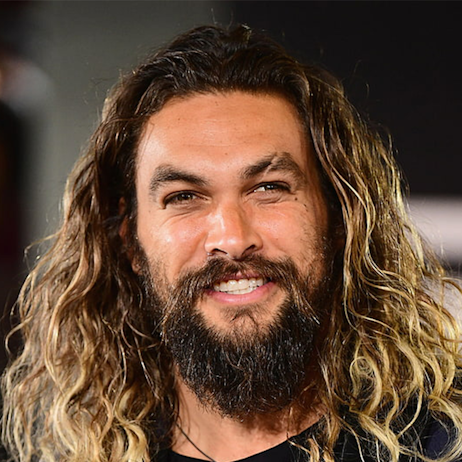 Jason Momoa at MEFCC Hall of Fame, known for playing Aquaman and Khal Drogo in Game of Thrones.