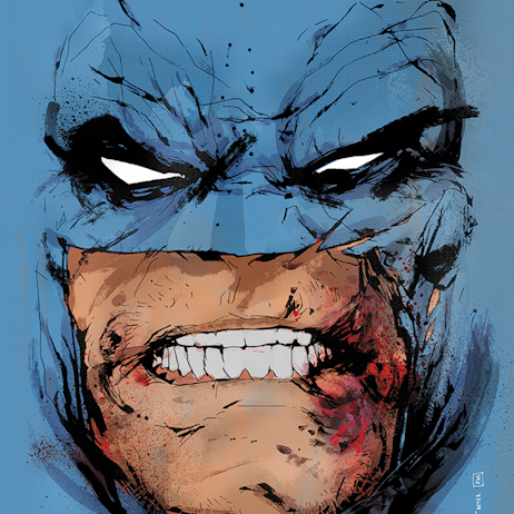 Jock at MEFCC Hall of Fame, famous for his gritty Batman and Judge Dredd artwork.