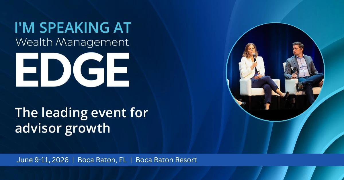 Speaker social card for Wealth Management EDGE