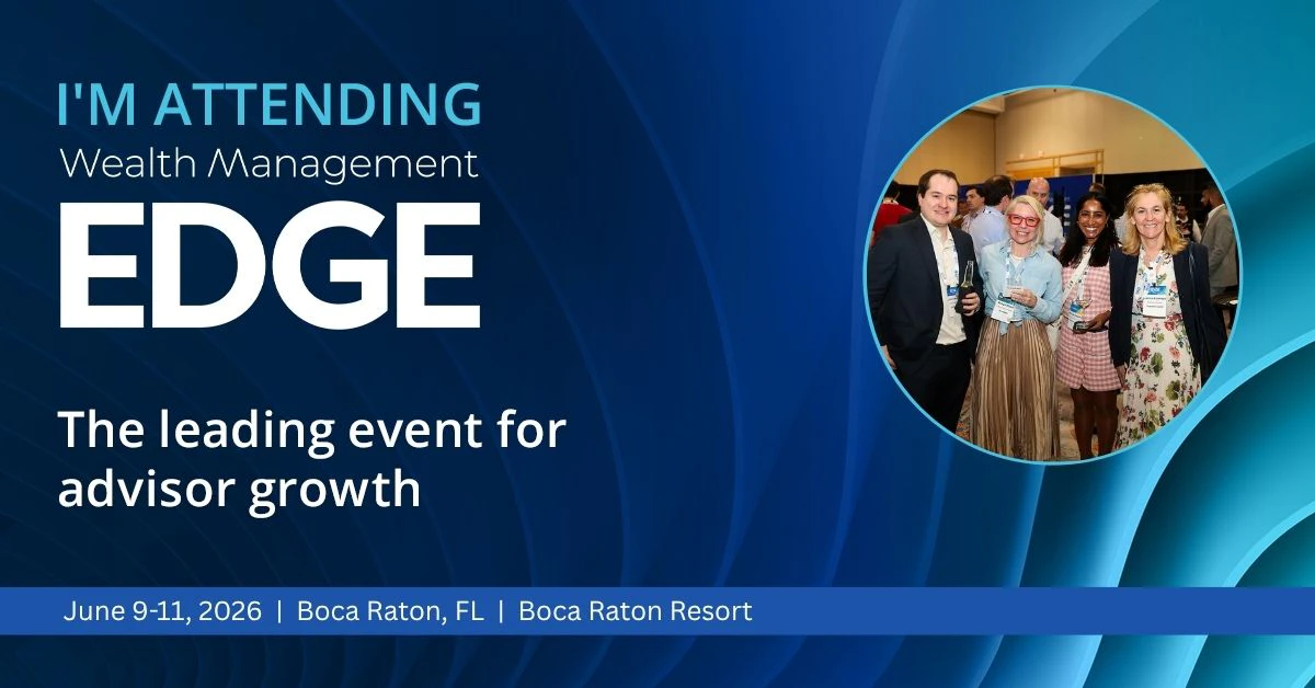 Attendee social card for Wealth Management EDGE