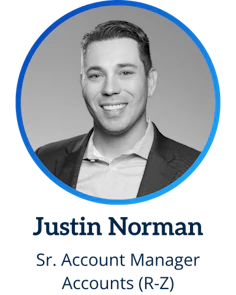 Justin Norman, Sr. Account Manager, Accounts: A-G