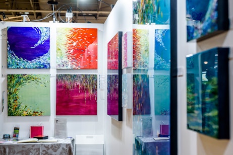 SHOWTECH provided arm light being used to create a crisp white wash