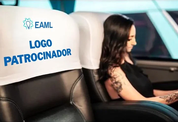 LOGO NO ENCOSTO DE CABEÇA
