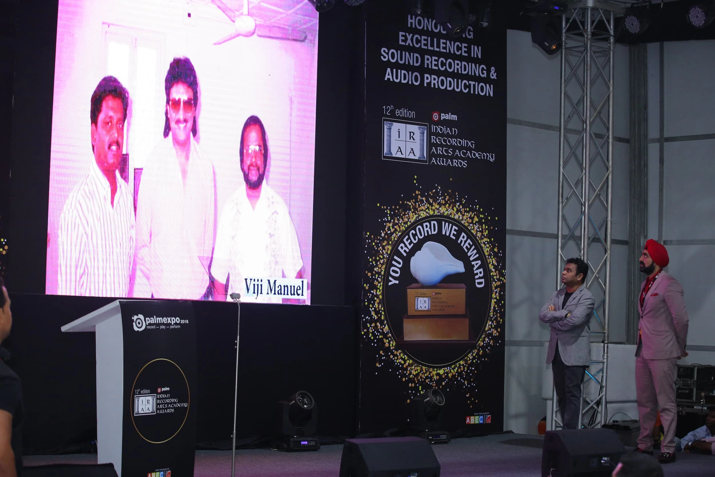 Late Mr. Viji Manuel, Winner of Lifetime Achievement Award for Contribution to Music