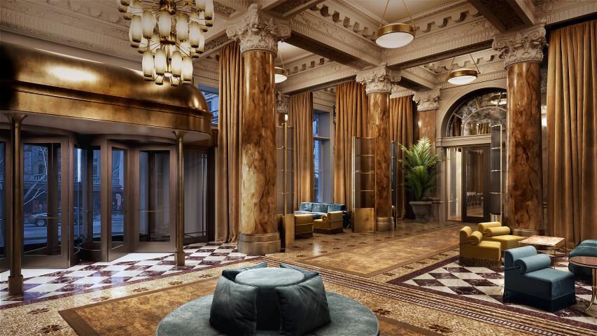 Clinical Data Disclosure Event - The Bellevue Hotel - Lobby