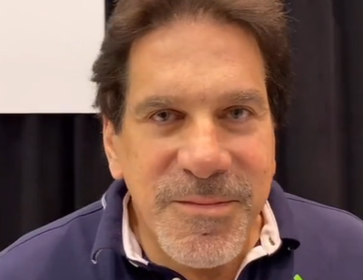 Screenshot of the viral video featuring Lou Ferrigno