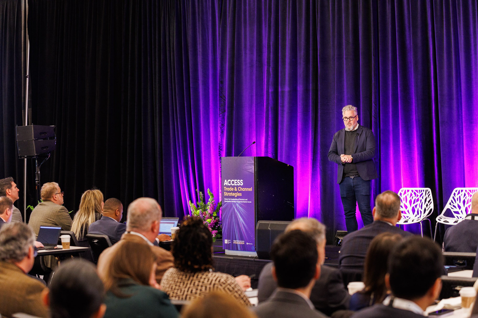 Bill Roth delivering Keynote Address