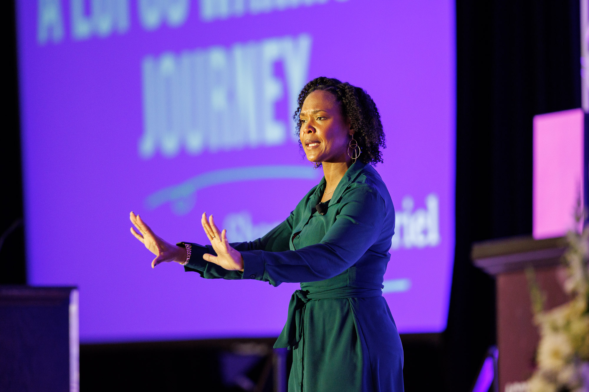 Pharmaceutical access professional presenting at Access USA conference