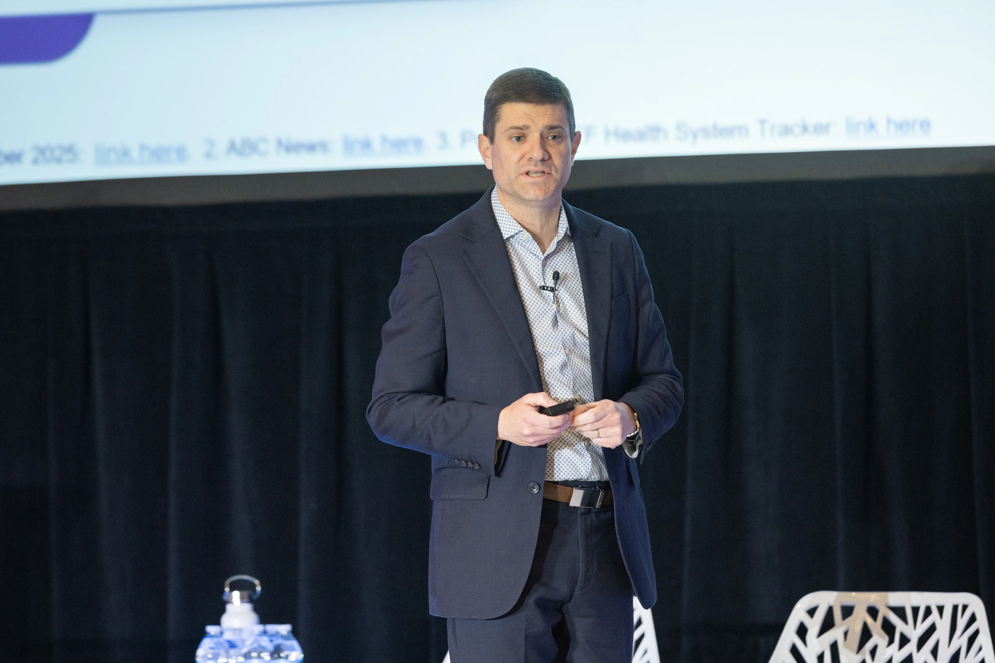 Pharmaceutical professional presenting at Access USA conference