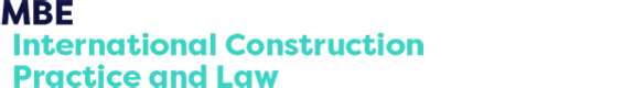 MBE International Construction Practice and Law