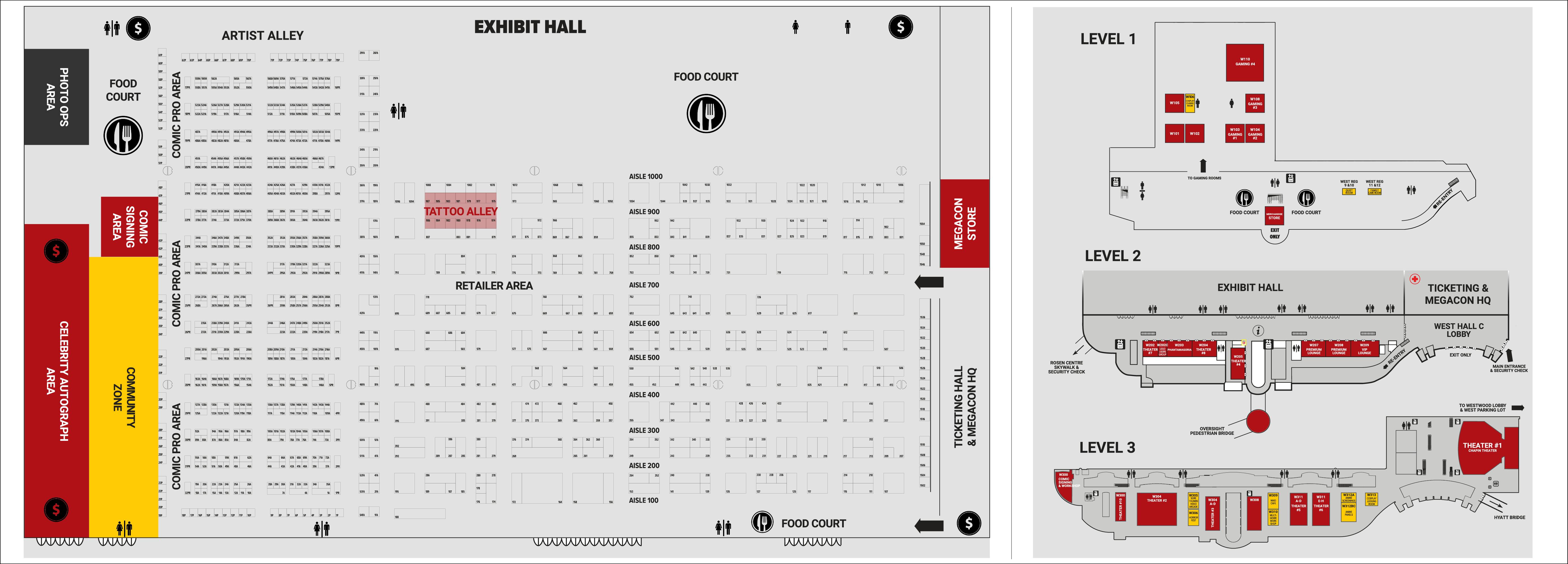 Floor Plan MEGACON Orlando