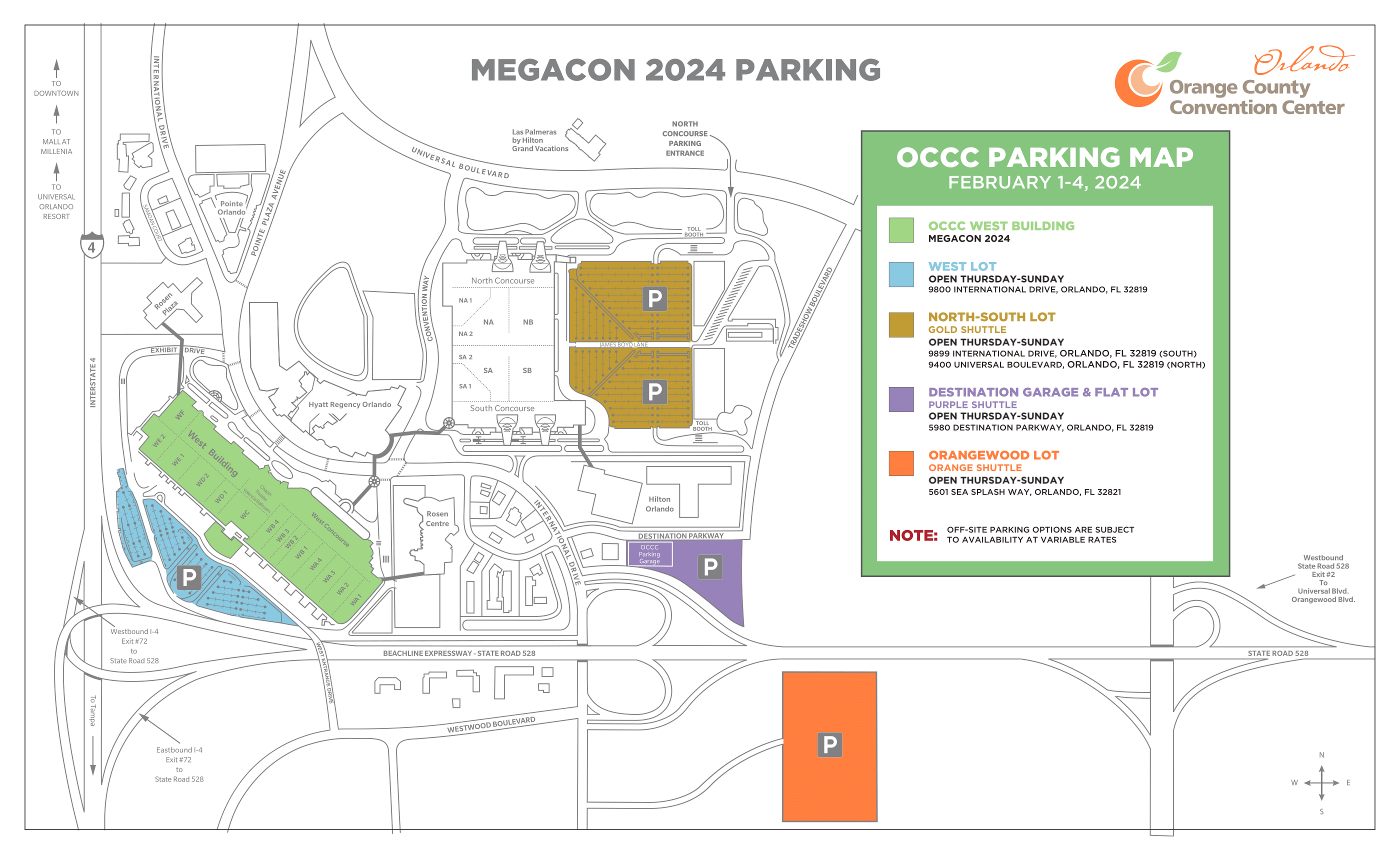 MCO 2024 Parking MEGACON Orlando mco-2024-parking-megacon-orlando