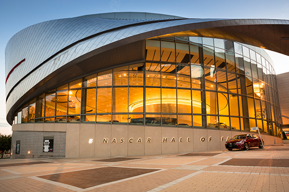 The NASCAR Hall of Fame in Charlotte