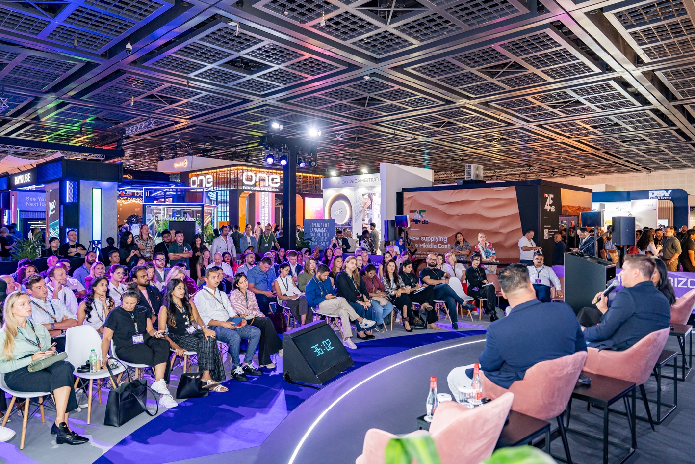 Seminar audience engaging with expert-led sessions at Middle East Event Show