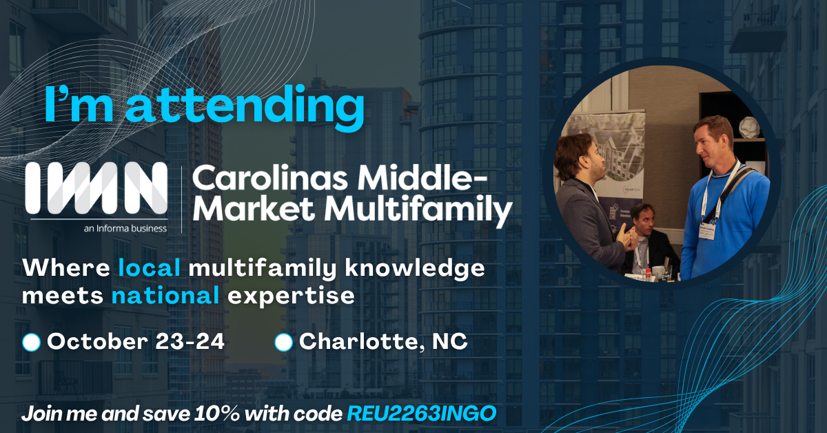 Carolinas Middle-Market Multifamily Marketing Banner for Attendees