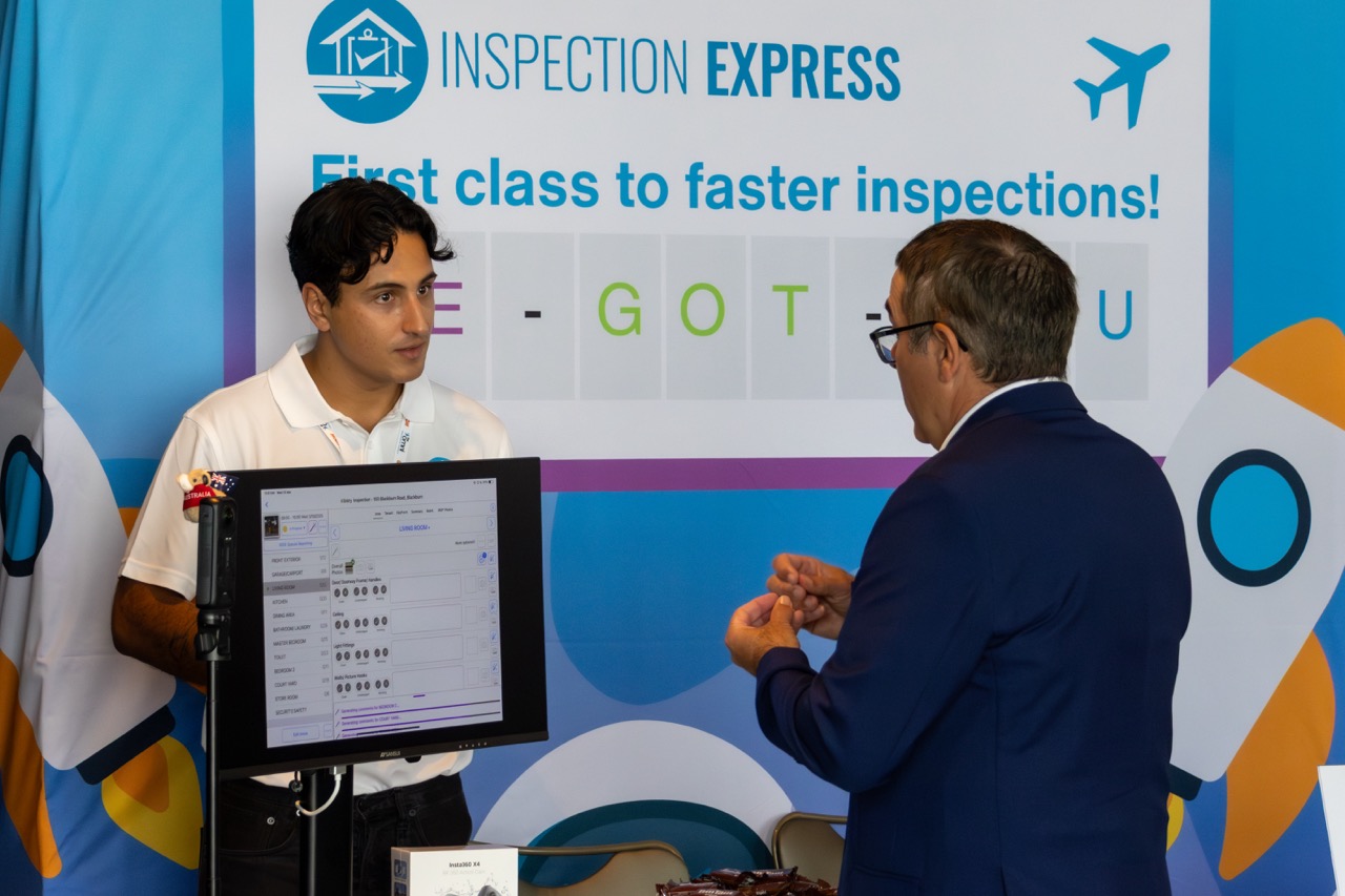 Attendees networking at CRE Conversions