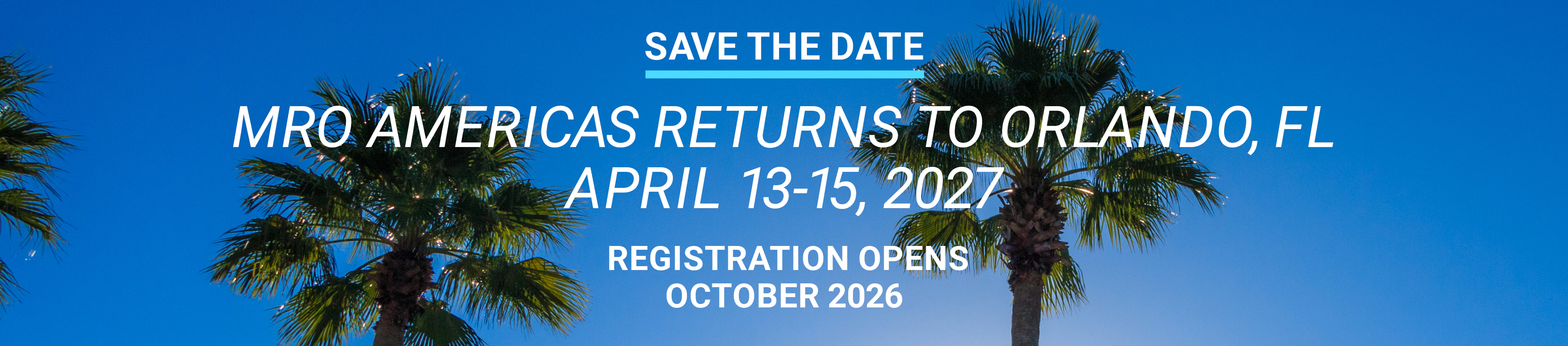Registration Opens October 2026