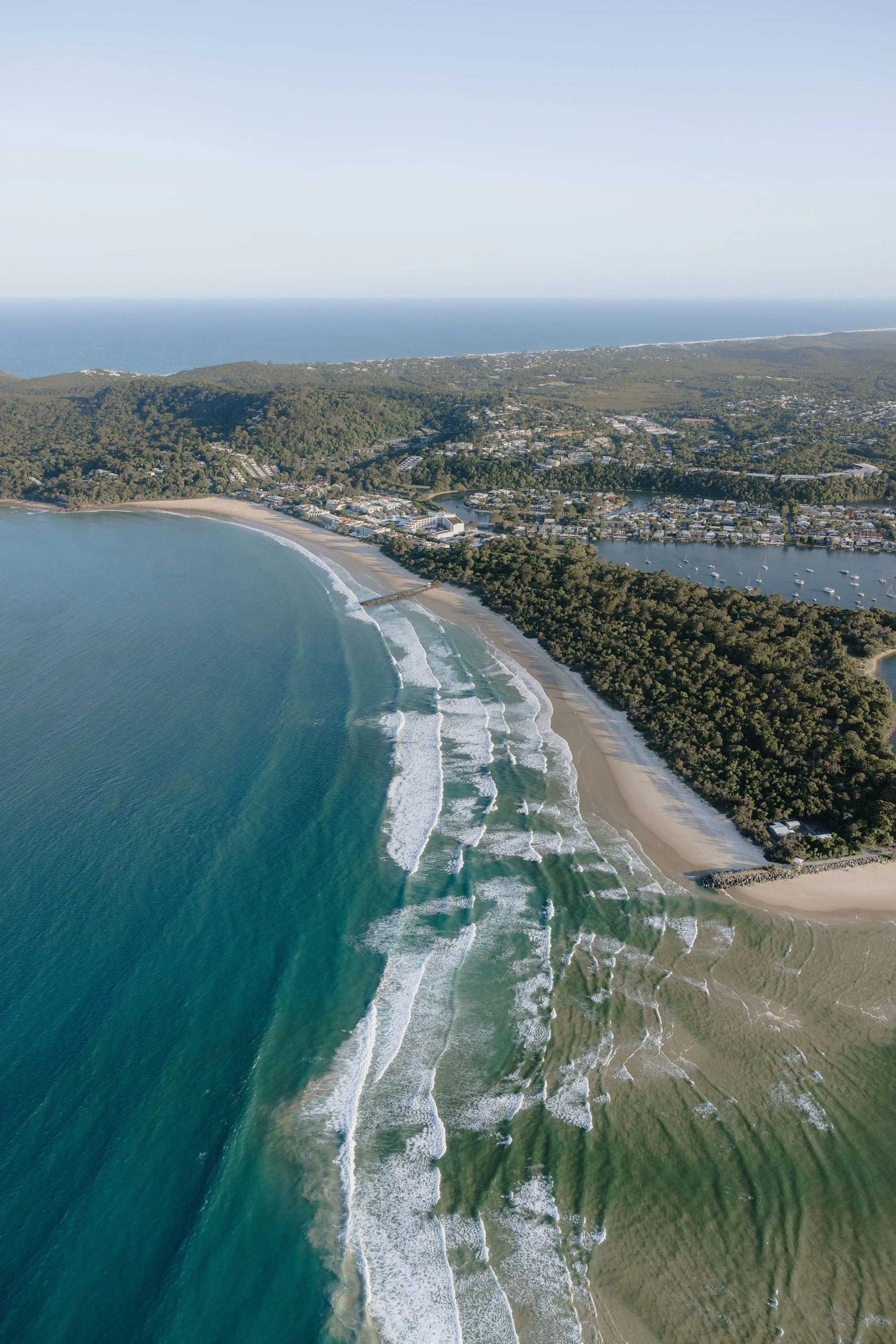 Noosa Heads, Sunshine Coast Aerial shot