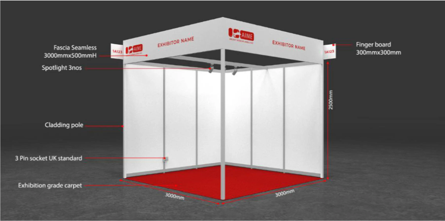 SHELL SCHEME STANDS