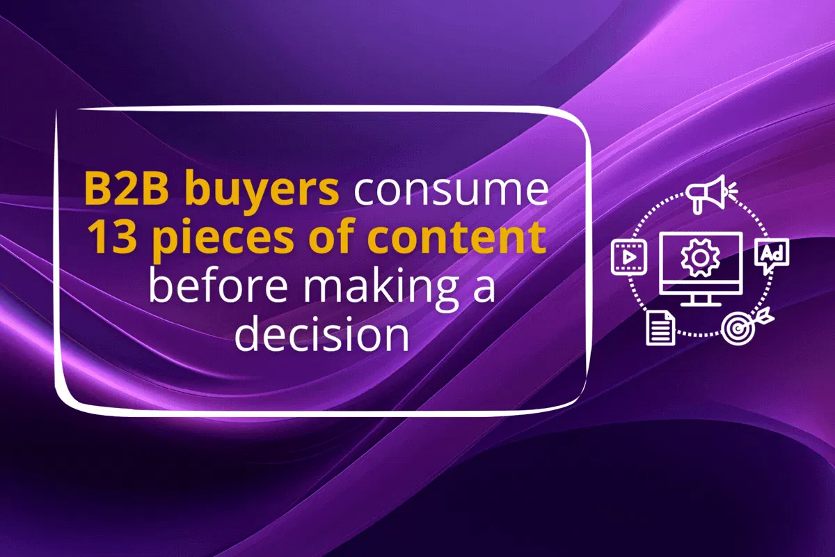 IT or telco professional consuming digital marketing media on their computer