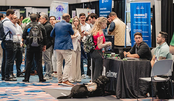 MSP Summit 2025 Busy Expo Hall