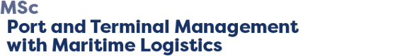 MSc Port and Terminal Management with Maritime Logistics
