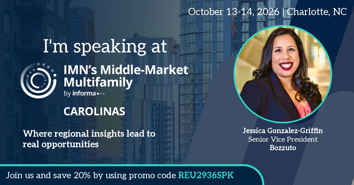 Carolinas Middle-Market Multifamily Marketing Banner for Speakers