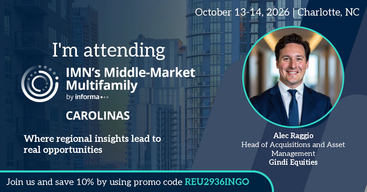 Carolinas Middle-Market Multifamily Marketing Banner for Attendees