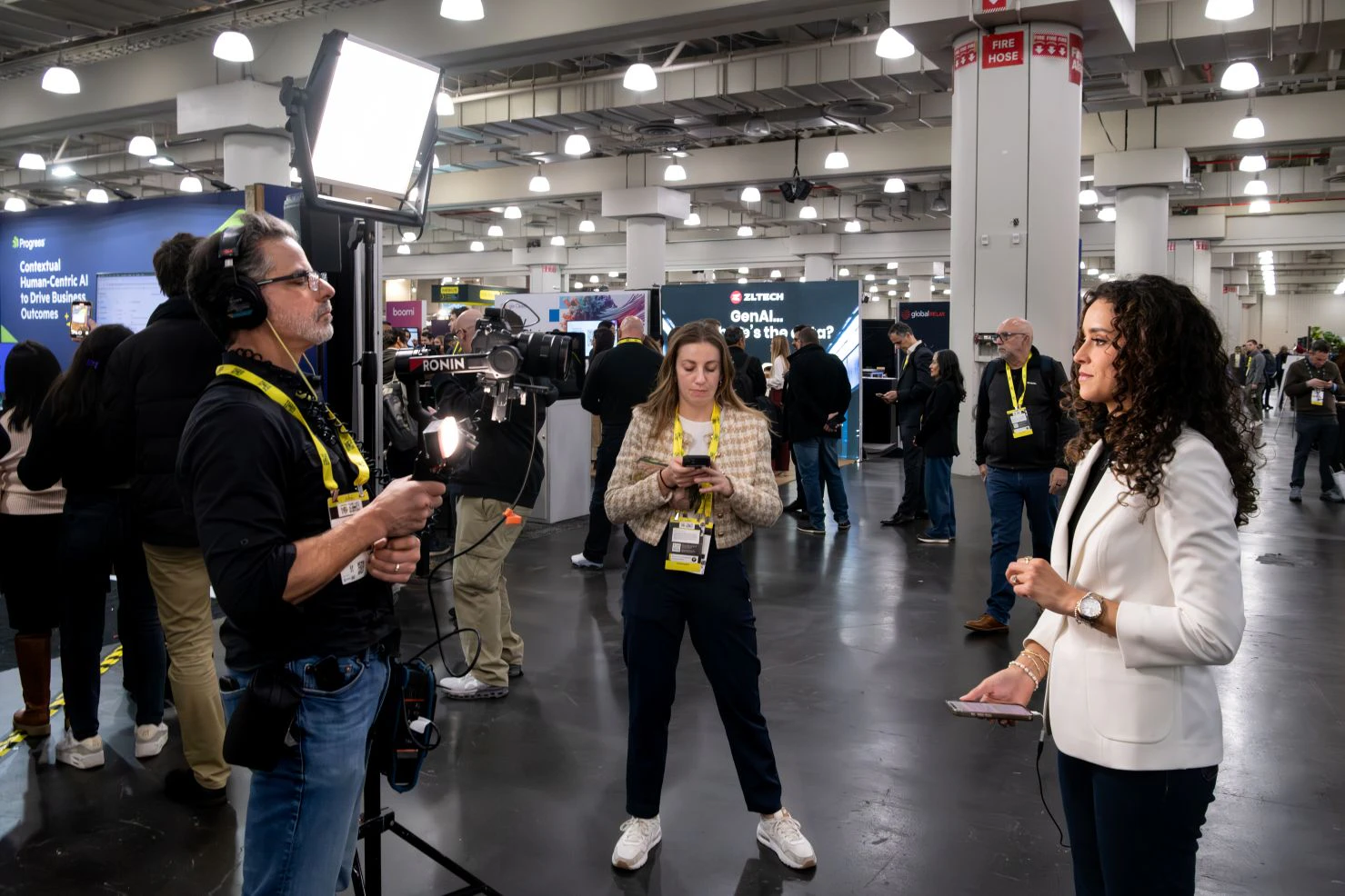 Media outlet presenting live from The AI Summit New York