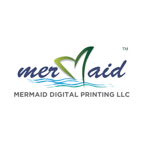 Mermaid logo – MEES 2025 Exhibitor providing digital printing and customized branding materials
