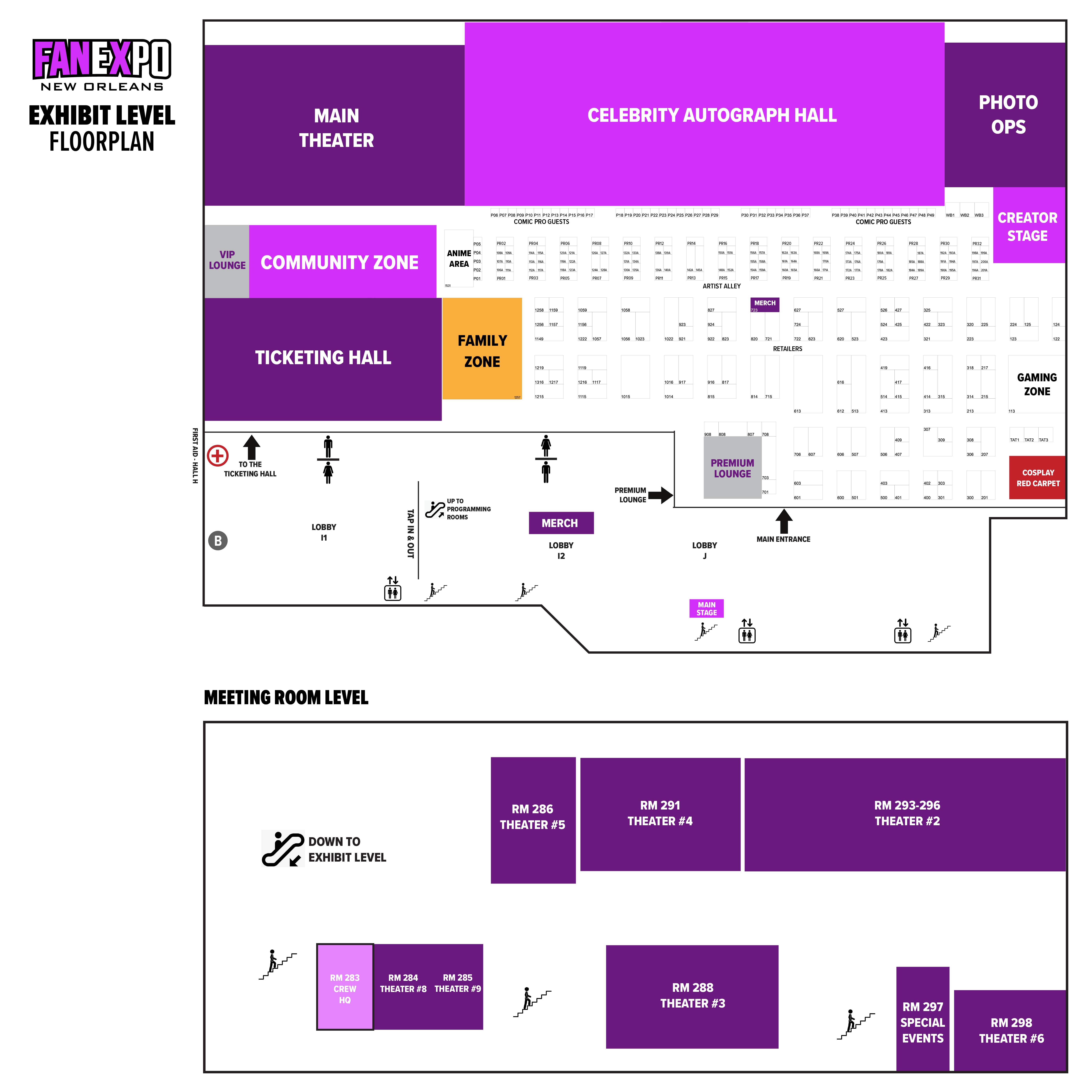 Floor Plan FAN EXPO New Orleans