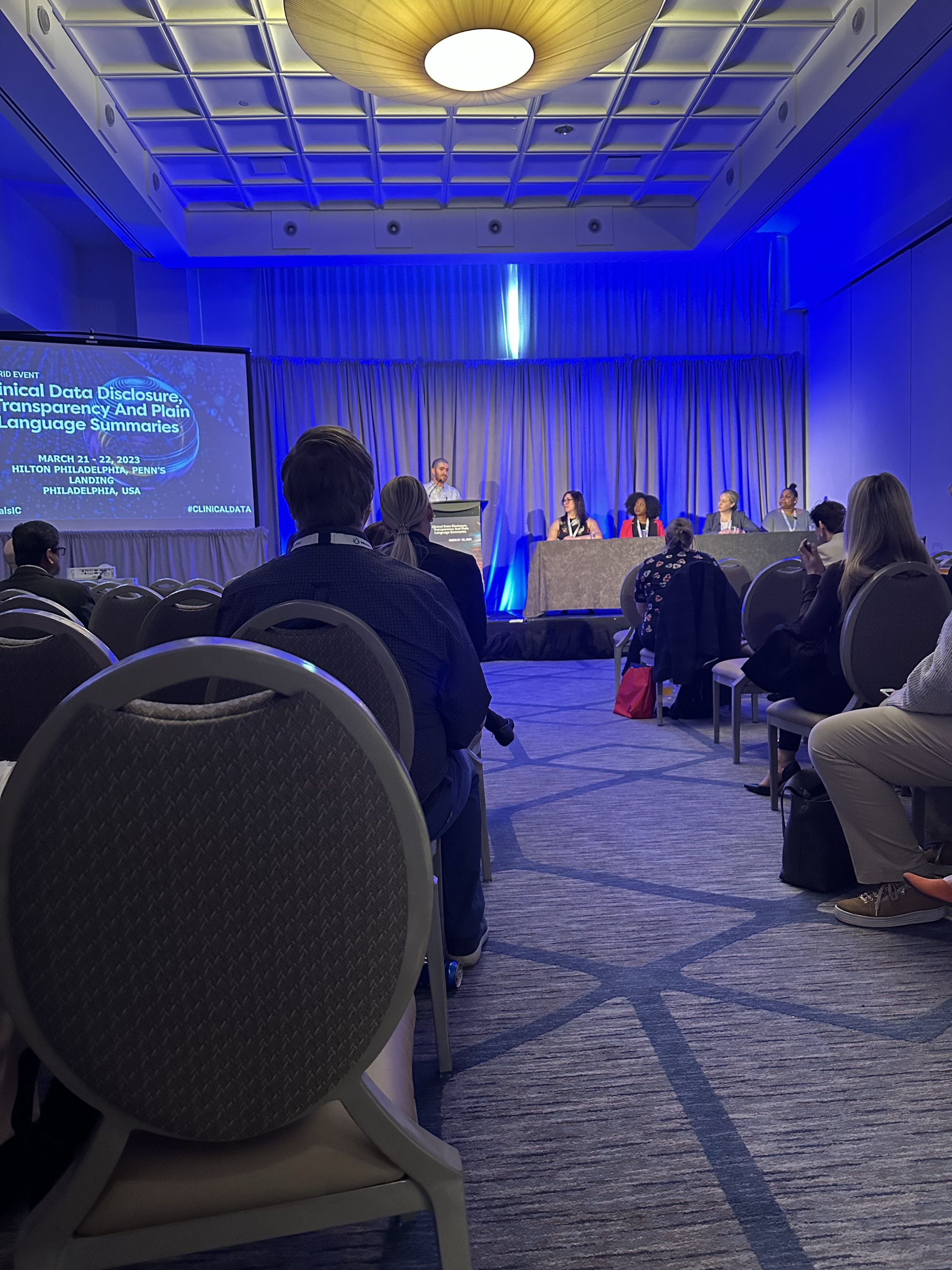 2023 Conference Room With Interesting Sessions Taking Place