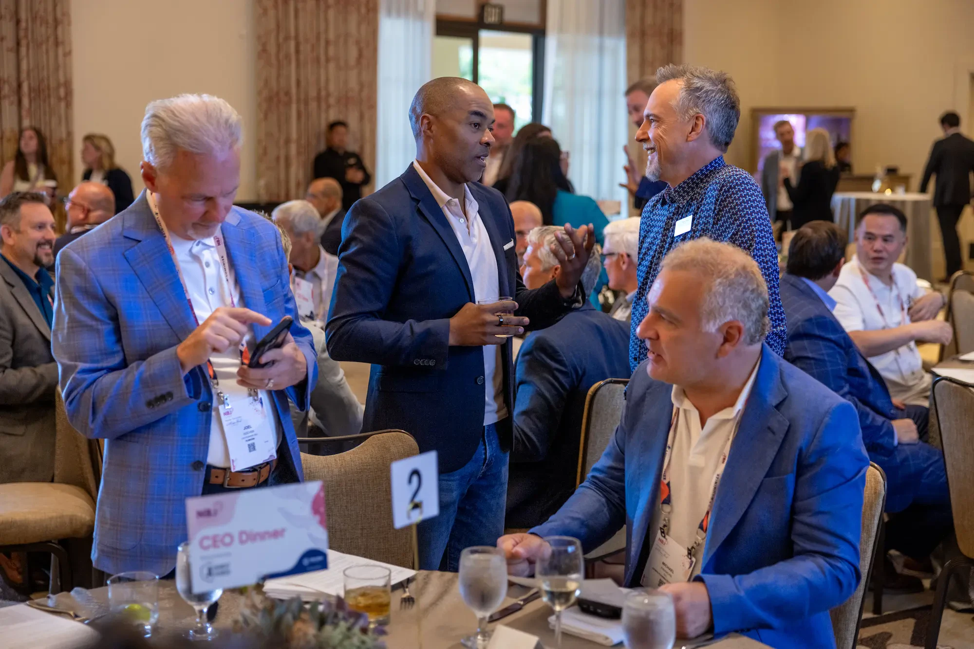 Photo of people networking at the 2025 event