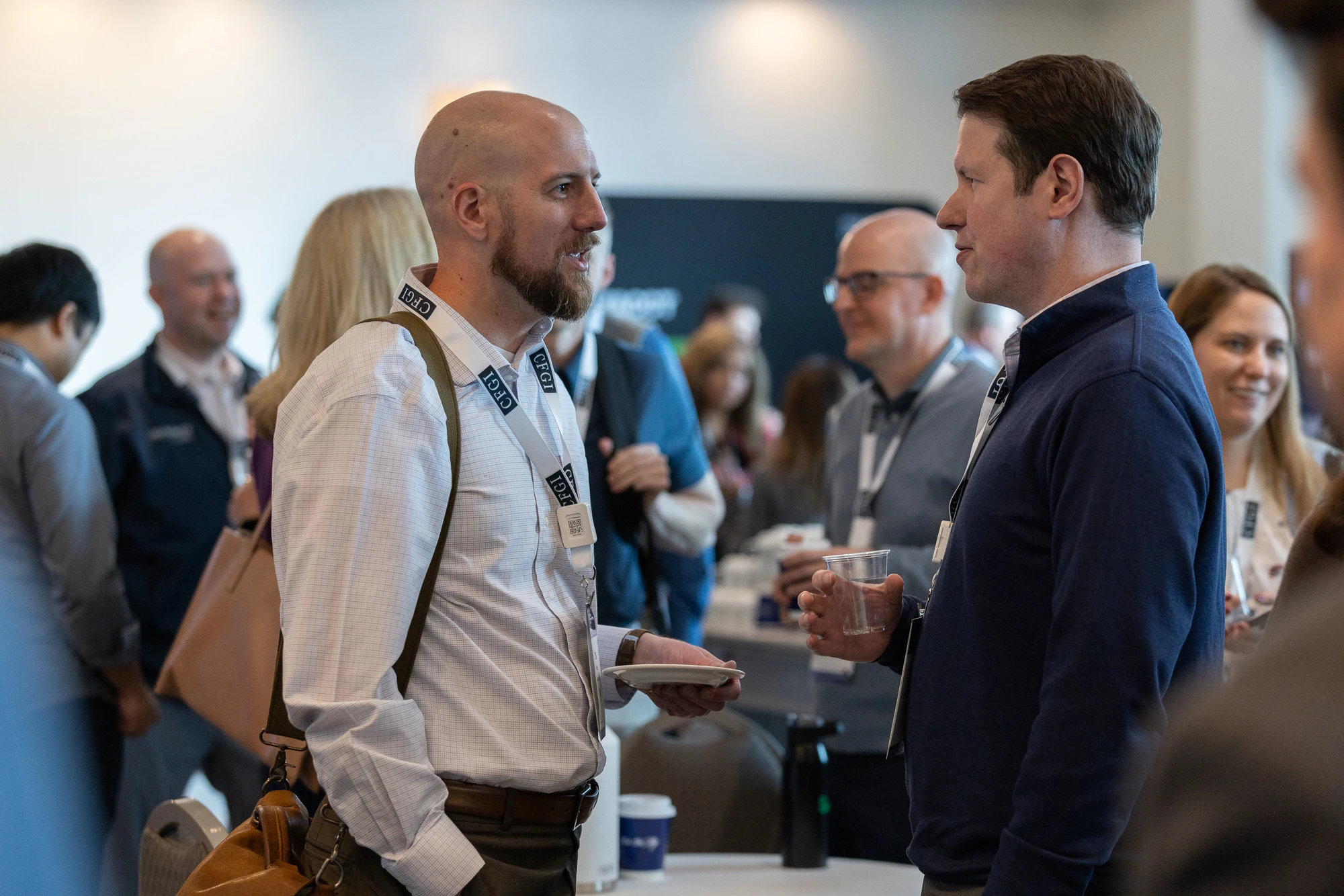 Networking at Informa Life Sciences Finance and Accounting Conference