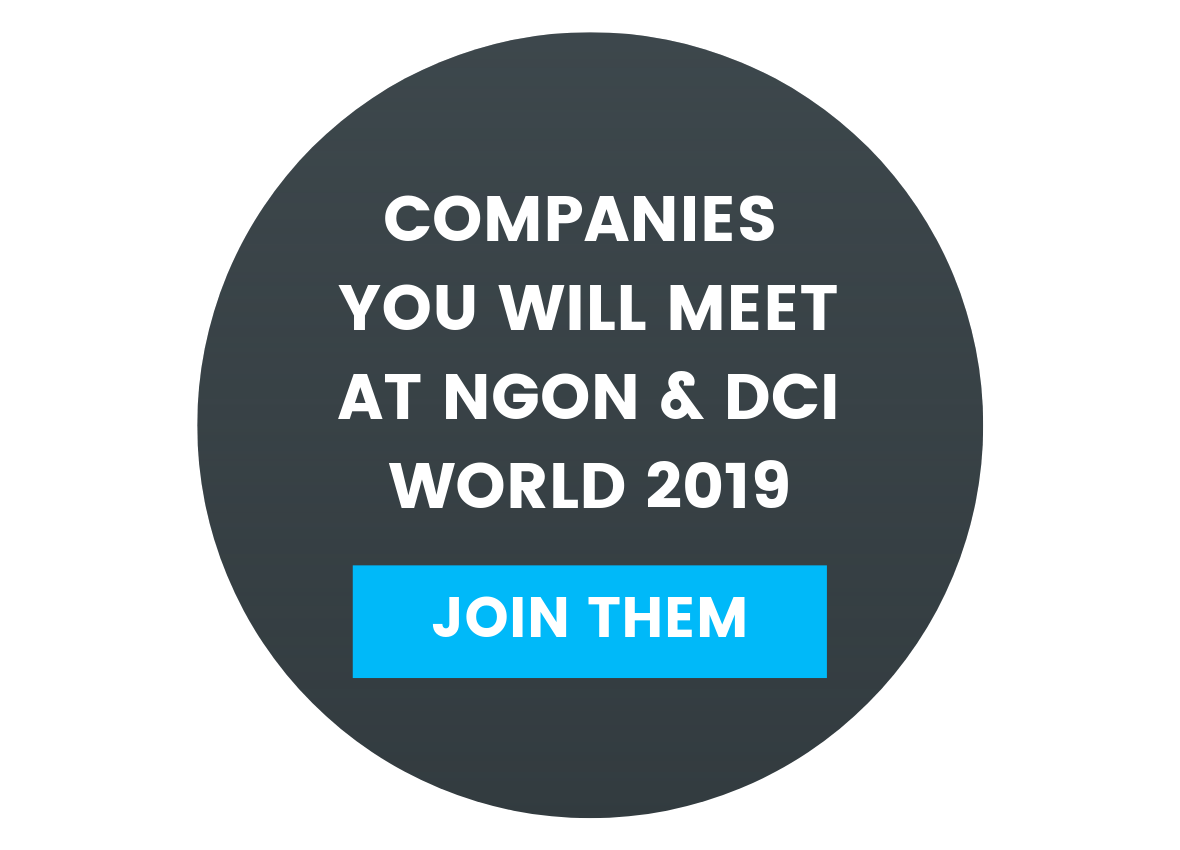 Companies you will meet at NGON & DCI World 2019