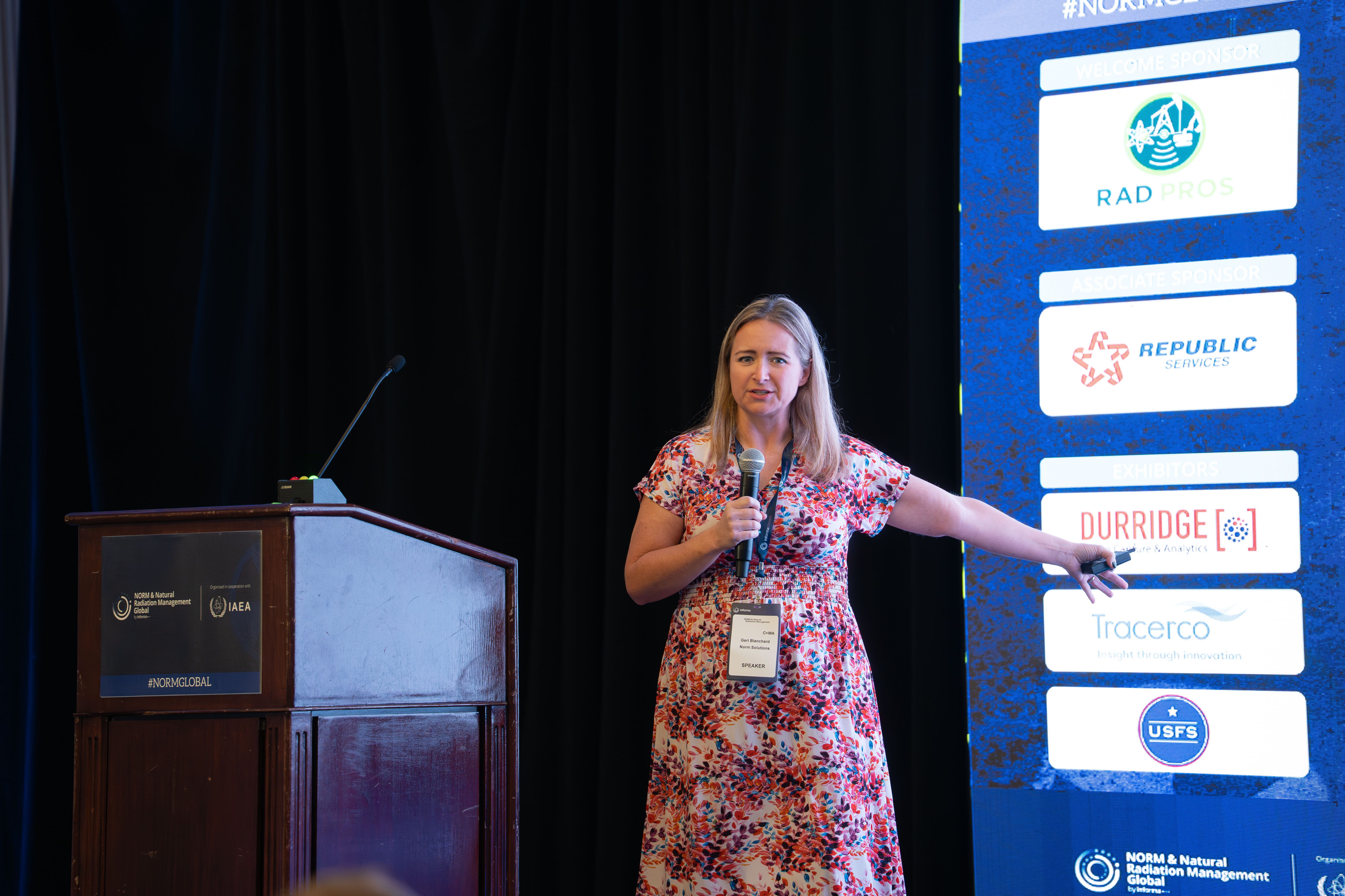 NORM speaker at NORM Global conference