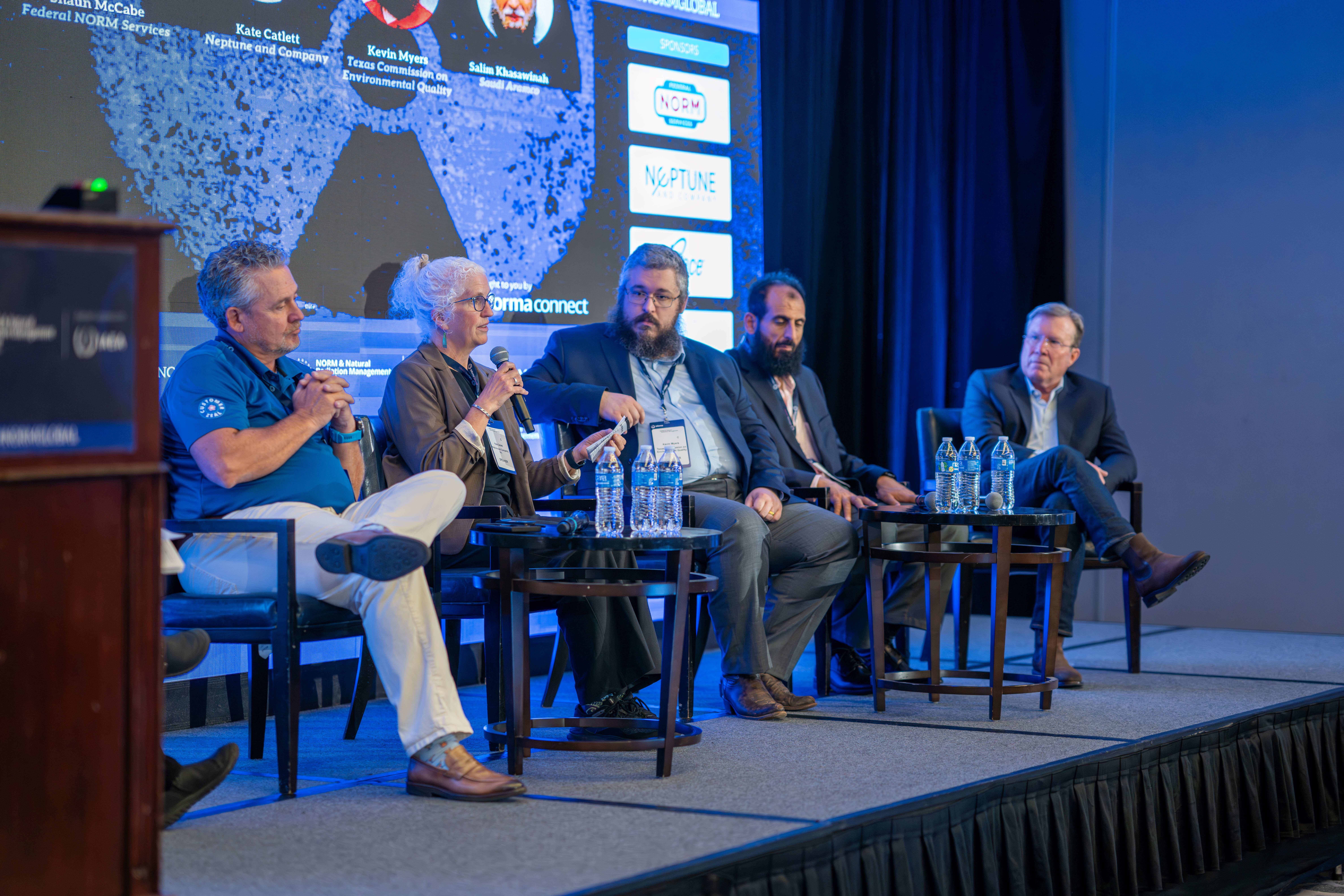 Panel discussion at NORM Global conference