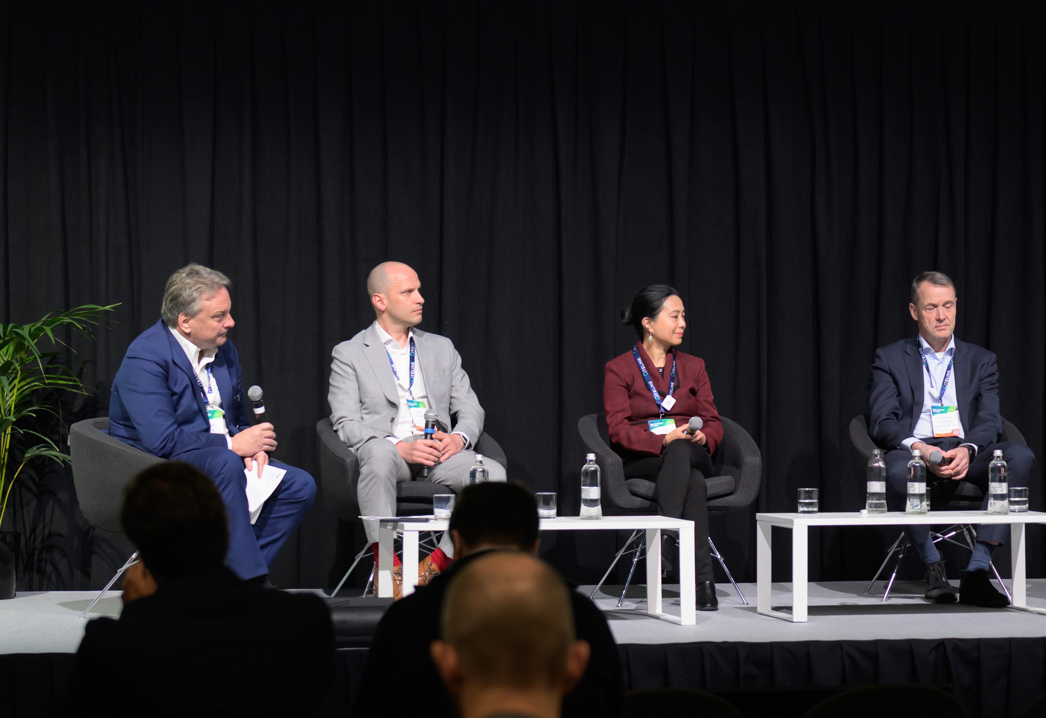 BIO-Europe speakers having a discussion on stage