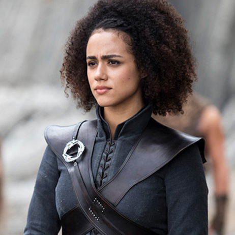 Nathalie Emmanuel at MEFCC Hall of Fame, best known as Missandei in Game of Thrones.