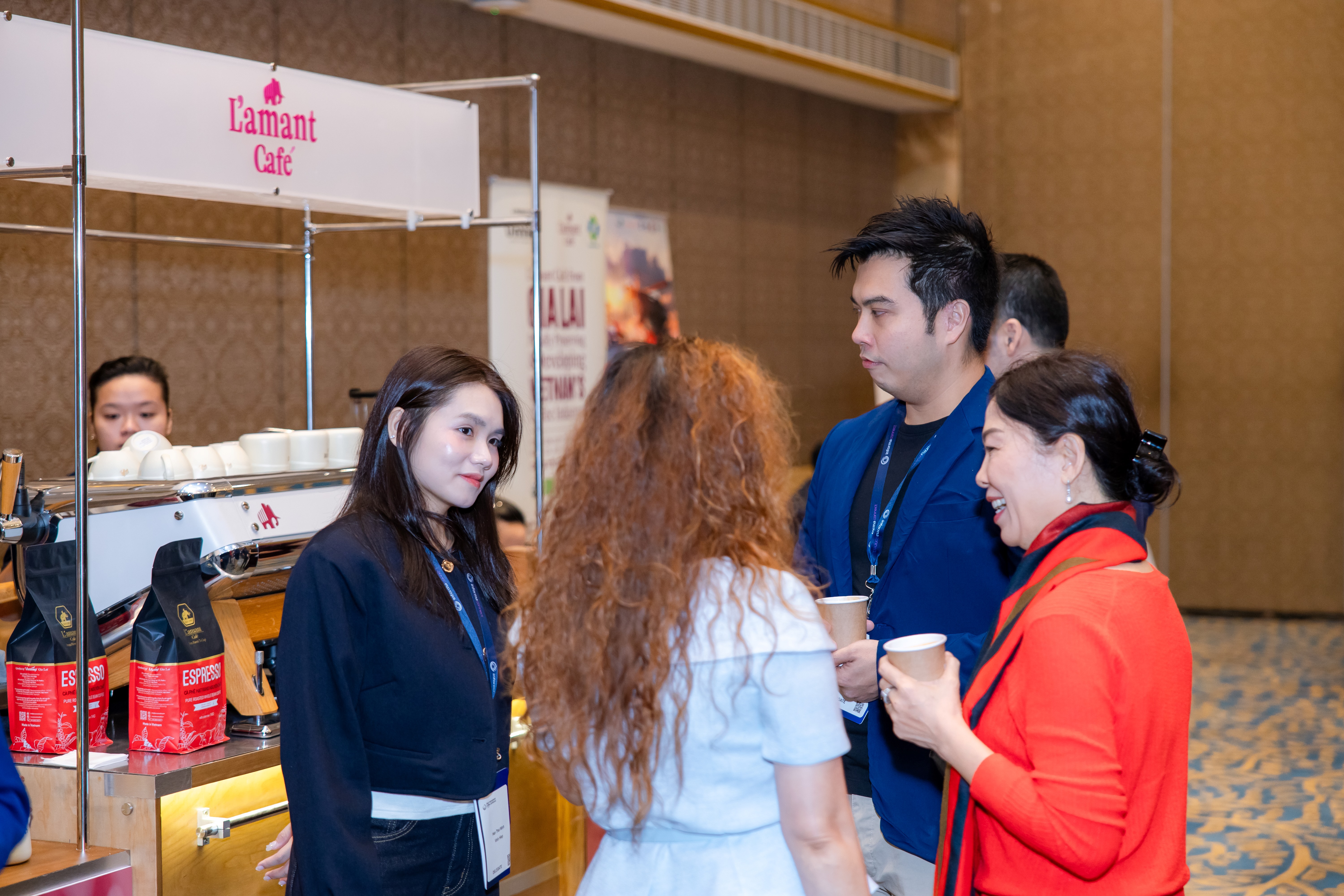 networking at asia international coffee conference