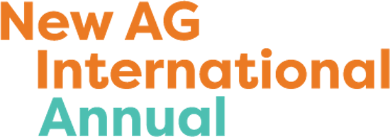 New AG International Annual logo for branding and event promotion