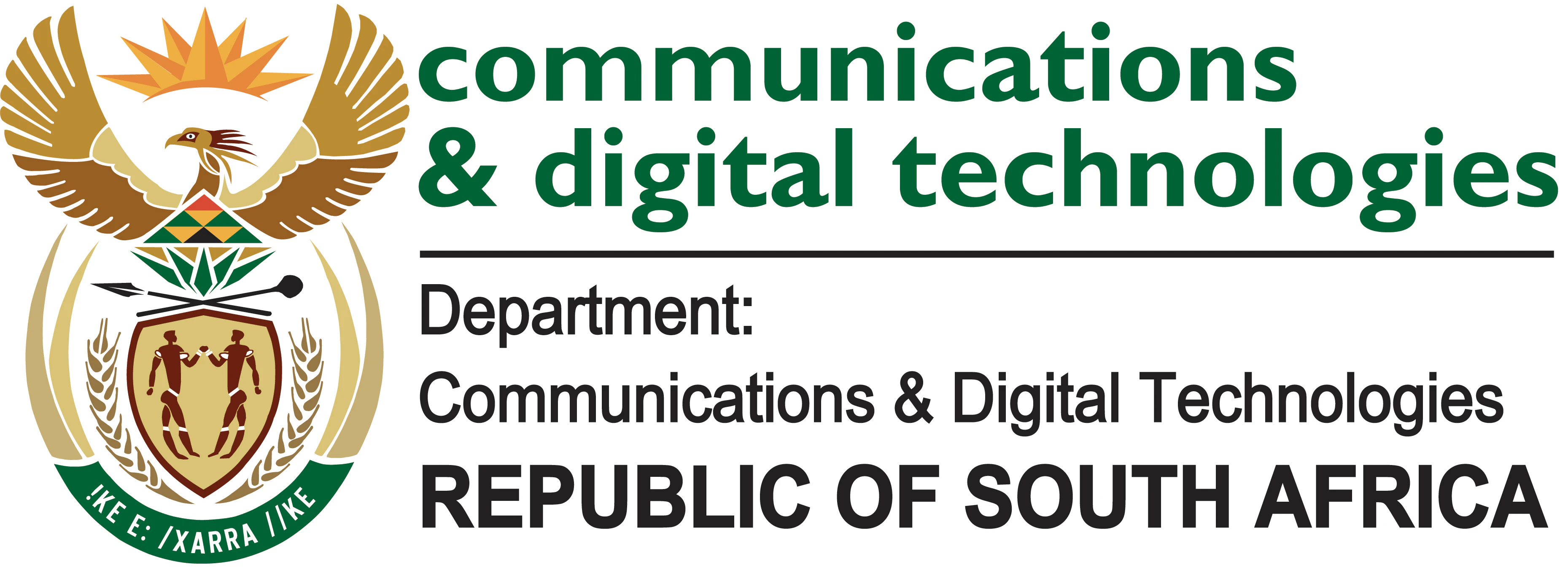 Department of Communications & Digital Technologies logo
