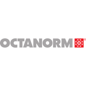 Octanorm logo – MEES 2025 Exhibitor offering modular exhibition stand systems and structural solutions